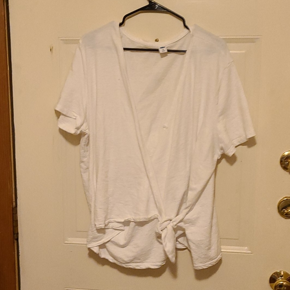 Wrap around t shirt
